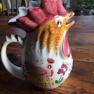 Beautiful antique Rooster pitcher